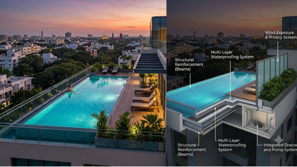 Rooftop Swimming Pools